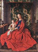 EYCK, Jan van Madonna with the Child Reading dfg oil painting reproduction